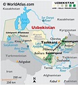 Mapas de Uzbekistán - Atlas del Mundo