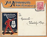 Werbeumschlag Metallum Wien - 1914 - Wiener Werkstätte Postkarten
