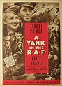 1941 A Yank in the R.A.F. Movie Ad ~ Betty Grable, Vintage Movie Ads