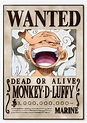 Wanted Poster Luffy Poster Luffy Gear 5 Sun God Nika - Etsy Israel