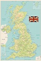 Physical Map Of United Kingdom Ezilon Maps Images