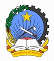 Republic of Angola Coat of Arms, Seal or National Emblem. Stock ...