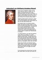 Wolfgang Amadeus Mozart | Lebenslauf, Lebenslauf muster, Lebenslauf ...