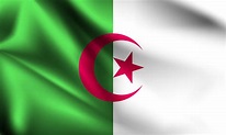 Argelia bandera 3d 1228886 Vector en Vecteezy