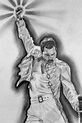 Freddie Mercury Drawing Freddie Mercury, Dibujos A Lápiz, Mercury – dibujos de colorear