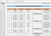 How to Use Barcode Scanner for Inventory in Excel (with Easy Steps)