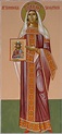 St. Theodora II of Constantinople by Dmitry Shkolnik | Eastern orthodox ...