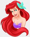 Ilustração de Ariel pequena sereia Disney, pequena sereia rosto Close ...