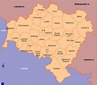 Clickable map of w. dolnośląskie (Poland)