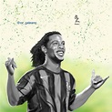 Ronaldinho dibujo Oz Galeano por Ozgaleano | Dibujando