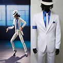 Michael Jackson Smooth Criminal de terno uniforme Cosplay em de no ...