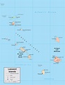 Leeward Islands Map - Detailed Map of Leeward Islands