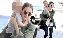 Evan Rachel Wood looks trendy with her son at LAX airport | Daily Mail ...