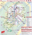Metro de Madrid, más de 100 imágenes del mapa de metro, cercaní­as y bus