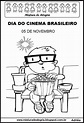 atividade-dia-do-cinema-brasileiro -para-colorir1 - Arte