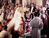 Rainiero de Mónaco y Grace Kelly en su boda en 1956 - Bekia