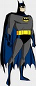 Batman - Animado Dibujos De Batman, HD Png Download - 482x1145 ...