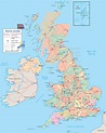 Mapa de Inglaterra - Inglaterra.ws