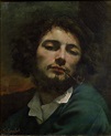 Selbstporträt von Gustave Courbet als Kunstdruck (#706907)