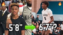 How Tall is LeBron James' Son? The Latest Updates on Bronny's Height ...