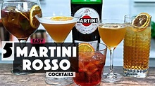 5 EASY Cocktail Recipes with Martini Rosso Vermouth - Sweet Vermouth ...