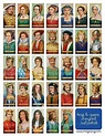 Antique Kings and Queens of England digital collage sheet | Queen of ...