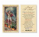Prayer to St. Michael Gold-Stamped Laminated Holy Card - 25 Pack - Buy ...