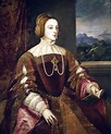 Fotomural de Tiziano Vecellio o Vecelli. La emperatriz Isabel de Portugal