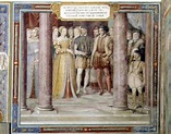 The Marriage of Orazio Farnese and Diana - Taddeo Zuccaro or Zuccari ...