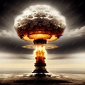Premium Photo | Atomic bomb. explosion, world war. apocalypse ...