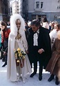 Gunter Sachs and Mirja Larsson. 1969 | Swedish wedding, Vintage bride ...
