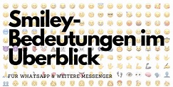 😏 ᐅ Emoji-Bedeutung | 200 Smiley-Bedeutungen in WhatsApp