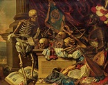 Memento Mori still life with musical instruments Painting by Carstian ...