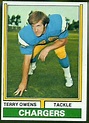 Terry Owens - 1974 Topps #228 - Vintage Football Card Gallery