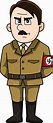 Vector de imágenes prediseñadas de dibujos animados de Adolf Hitler ...
