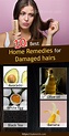 10 Home Remedies for Damaged Hair | Repair Damaged Hair Naturally!