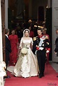 Federico y Mary de Dinamarca en su boda | Vestidos de boda real, Boda ...