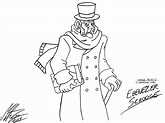 Ebenezer Scrooge Coloring Pages Coloring Pages