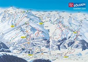 Skigebiet Sölden Tirol Österreich - Webcams, Schneehöhen, Pistenplan
