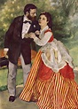 Alfred Sisley with His Wife 1868 Painting by Pierre Auguste Renoir