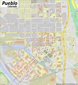 Pueblo Map | Colorado, U.S. | Discover Pueblo with Detailed Maps