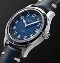 Montblanc - 1858 Automatic 40mm Stainless Steel and Leather Watch, Ref ...