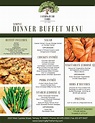 Simple Dinner Buffet Menu - Catering by the Family