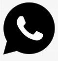 Whatsapp Logo Black Png , Free Transparent Clipart - ClipartKey