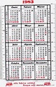 Calendario Del Ano 1983