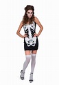 Karnival Costumes Undead Skeleton Girl Dress Women's Costume Medium 10 ...