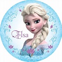 Ice Queen Frozen Anna Elsa cake topper oblea decoración papel - Etsy España