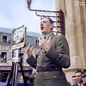 General Charles de Gaulle, the leader of Free France, addresses the ...