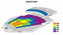 Downtown LA Microsoft Theater Seating Chart
