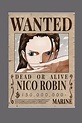 Nico Robin wanted poster one piece Poster | Etsy